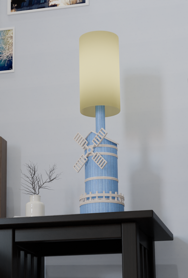 lamp render in room 10